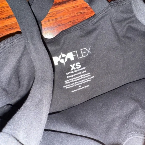 PopFlex Active Corset Pirouette Dress - Black size XS EUC - Picture 2 of 6